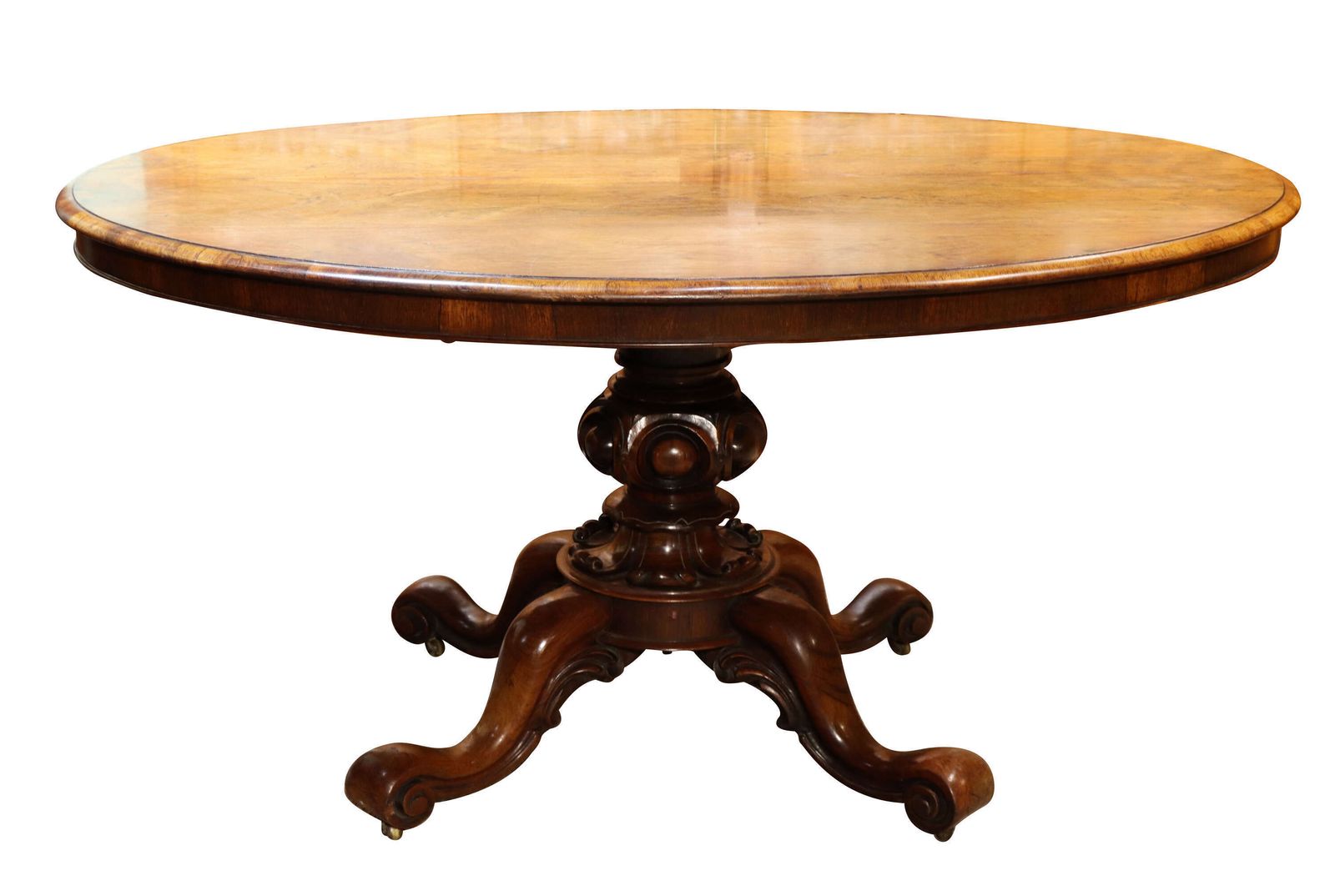 Rosewood Loo Table, 1800s, Antique