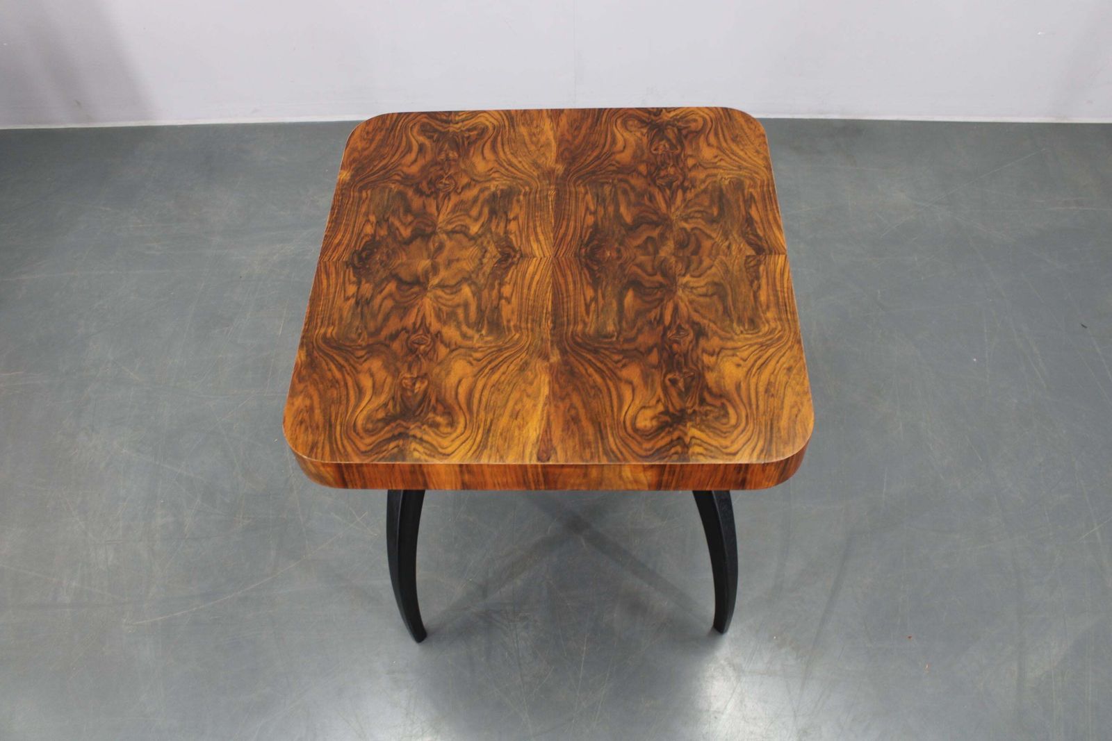 1940 Jindrich Halabala "Spider" Coffee Table In Walnut Finish, Czechoslovakia photo 613.0