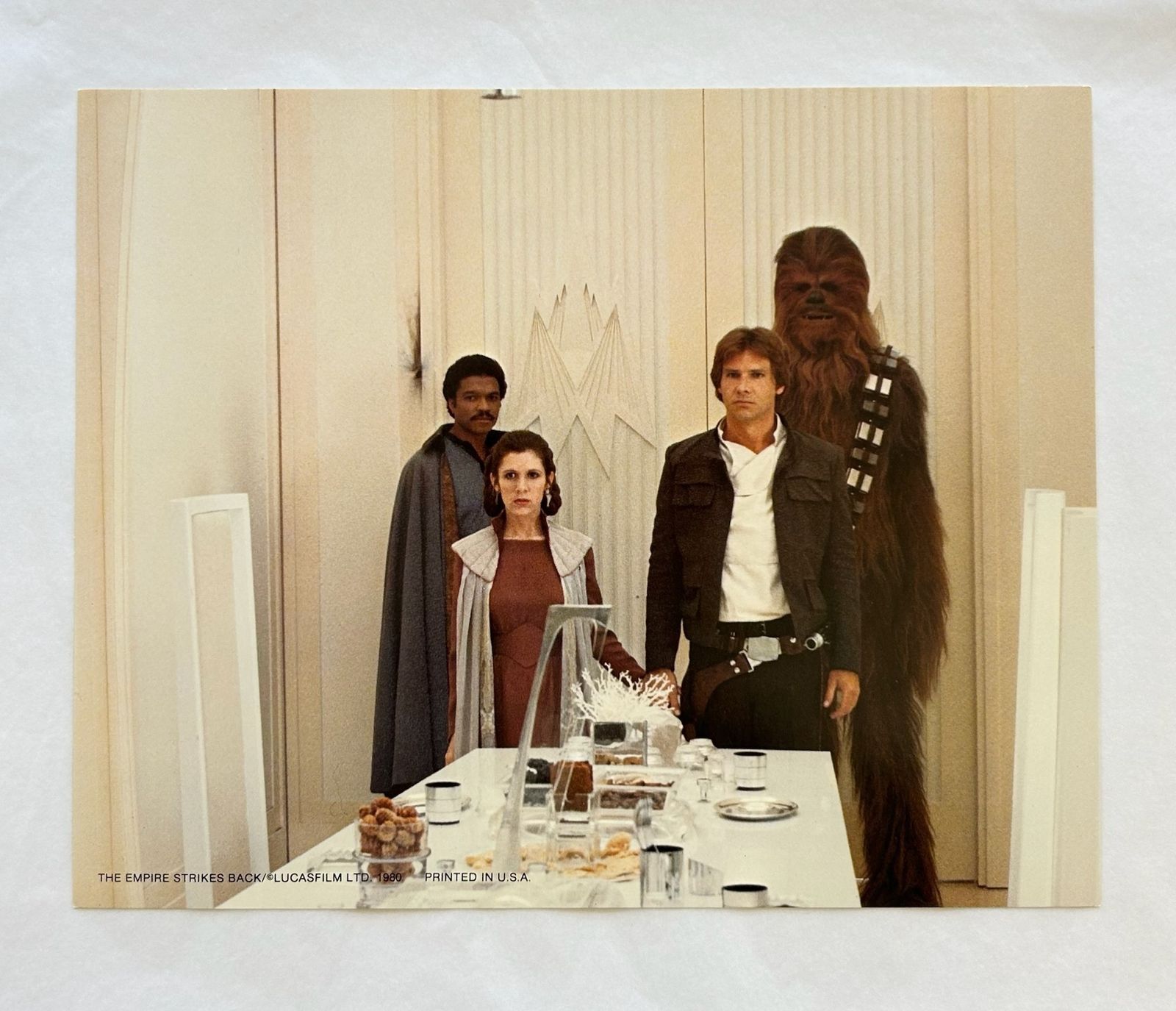 Star Wars: The Empire Strikes Back 1980 Vintage Lobby Card 9 photo furniture