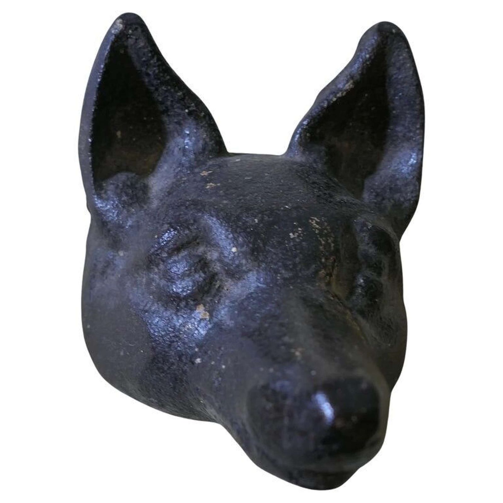 Fox Head Doorstop, Cast Iron Door Stop