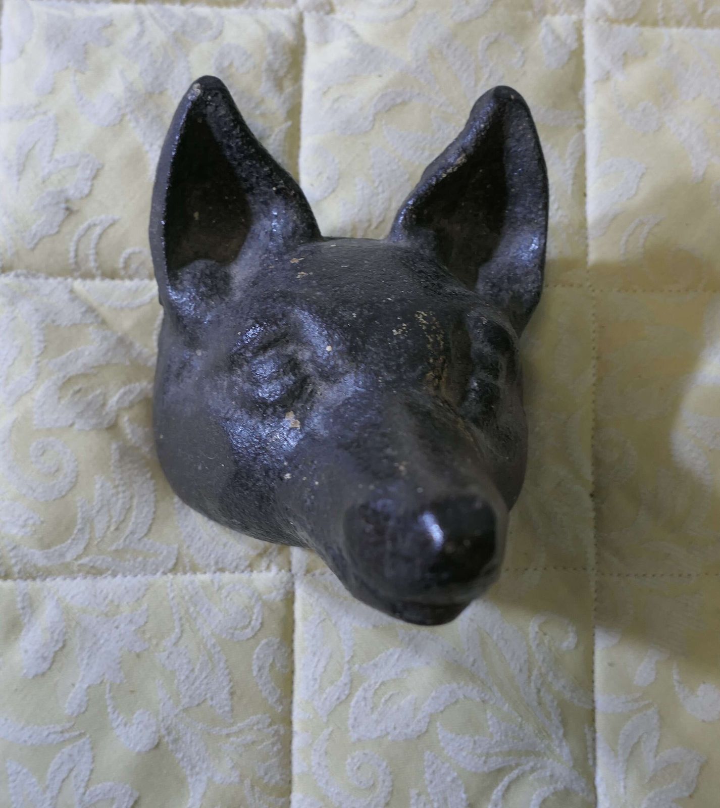 Fox Head Doorstop, Cast Iron Door Stop photo Home Fixtures