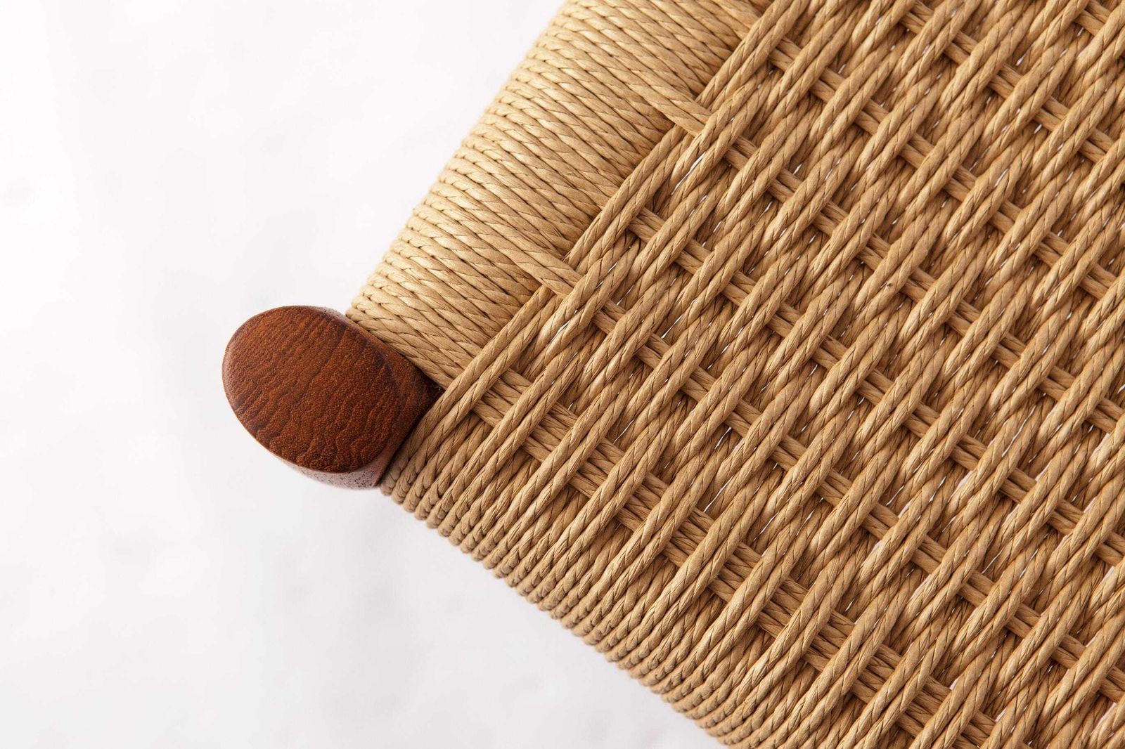 1 Of 6 Niels Møller Model 85 Chair In Teak With Danish Cord, 1980s Danish Mid Century Modern photo for sale