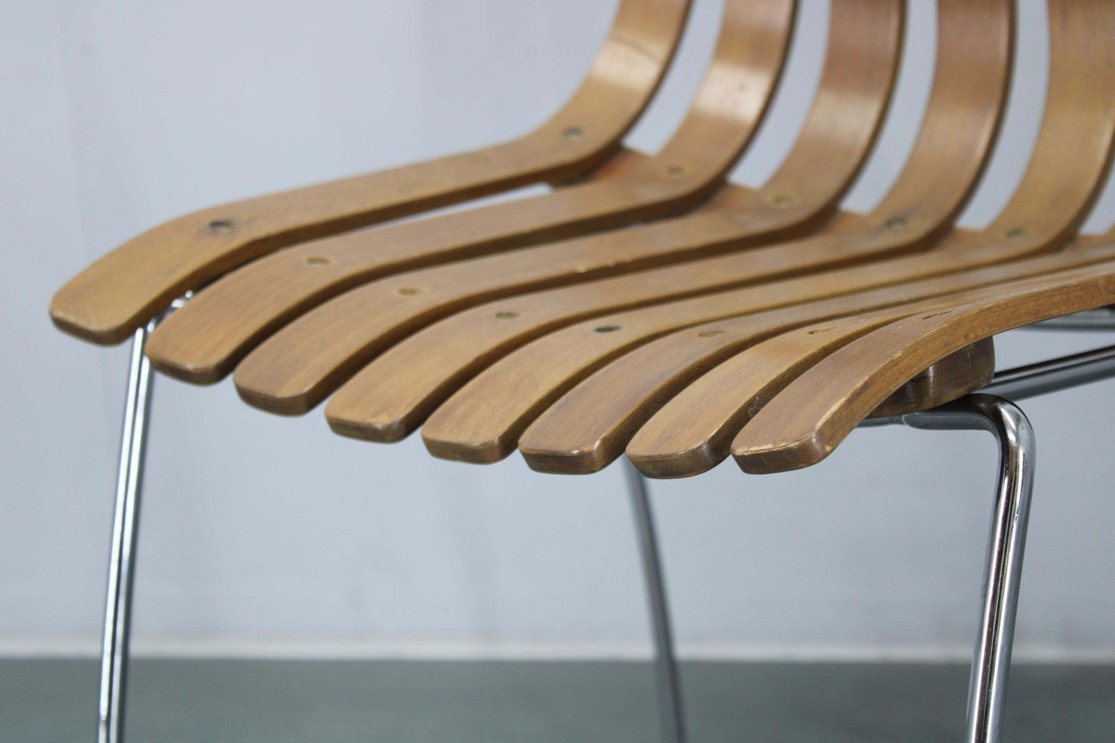 photo furniture 1980s Set Of Six Scandinavian Teak Dining Chairs