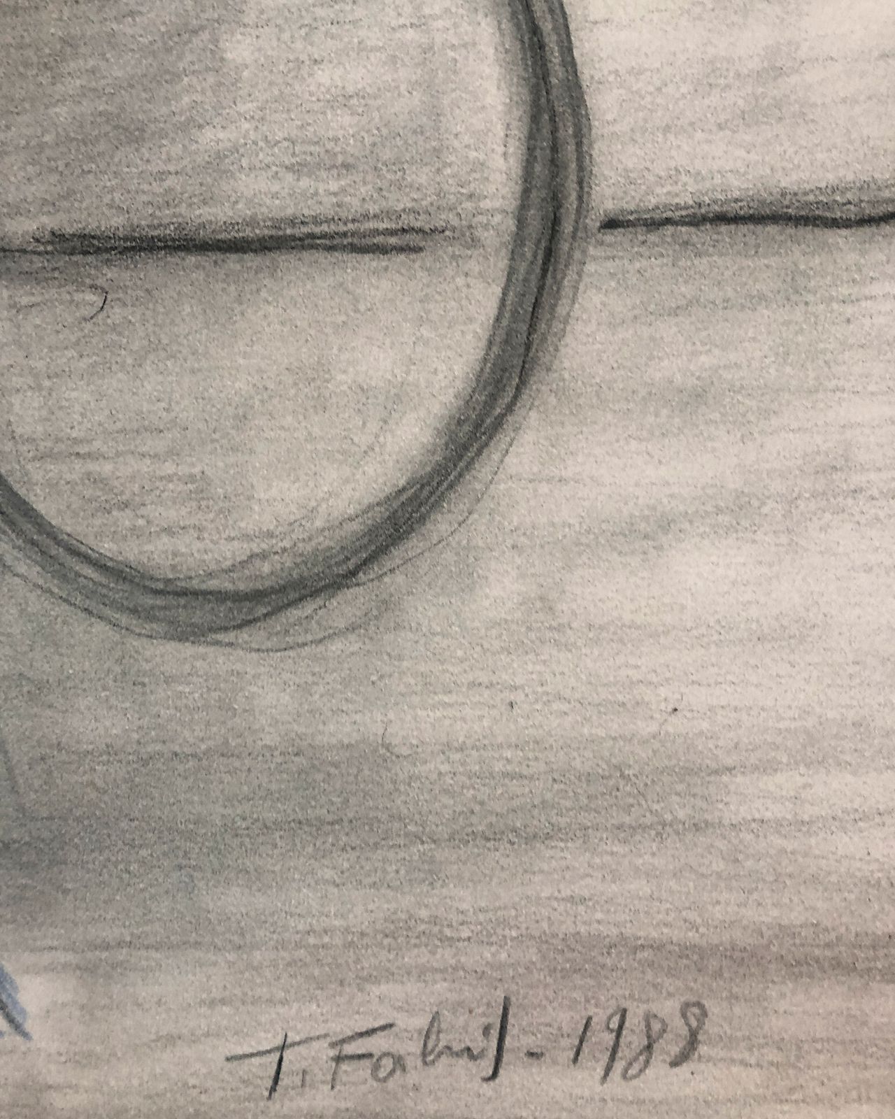 Fine Late Drawing By French Surrealist Artist photo Art