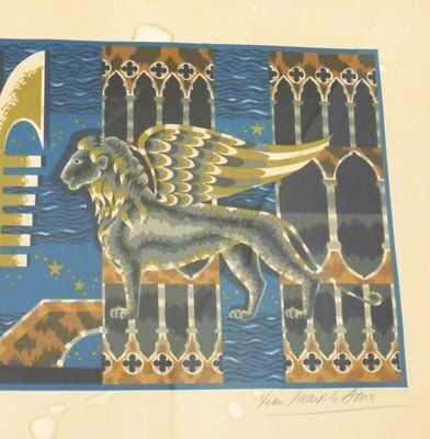 photo buy Jean Picart Le Doux, Venezia, 1960s, Large Lithograph