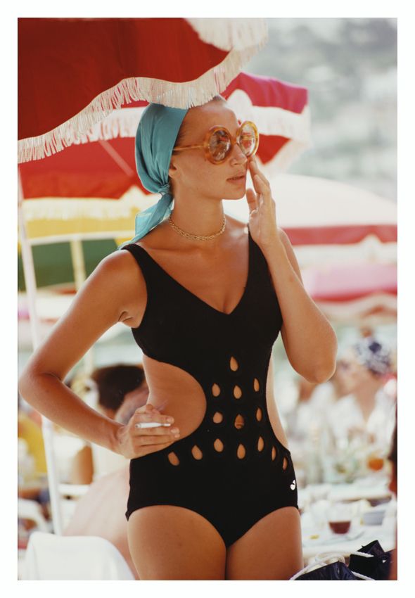 Slim Aarons 'Monte Carlo Swimwear' Unframed Archival Pigment Print photo furniture