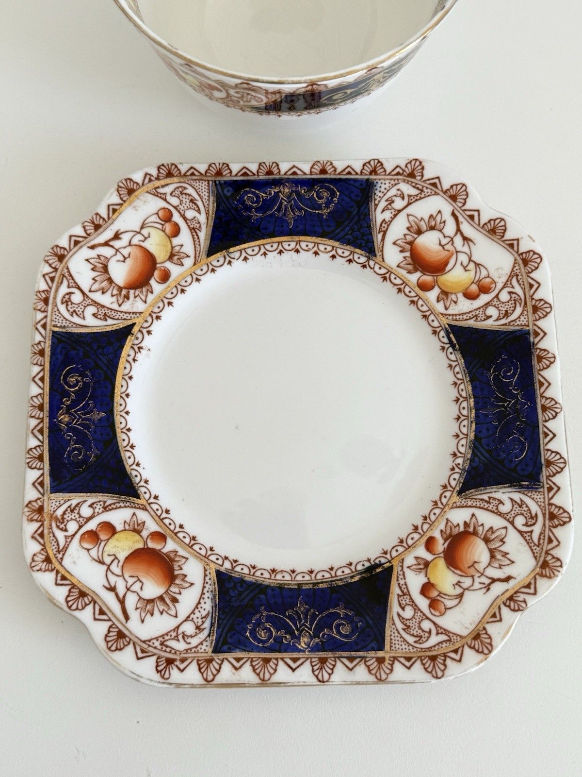 photo for sale Early Antique Gold Gilded Royal Vale English Bone China Cup & Saucer (Circa 1913)