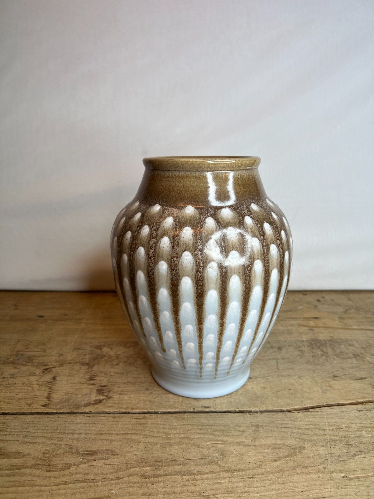 Art Deco Pilkingtons Royal Lancastrian Pottery Vase Eric Bridges Peacock Feather photo furniture