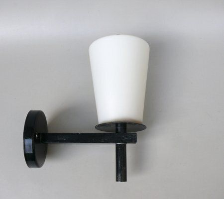 Bauhaus Outdoor Lamp In Black & White, 1930s photo vintage