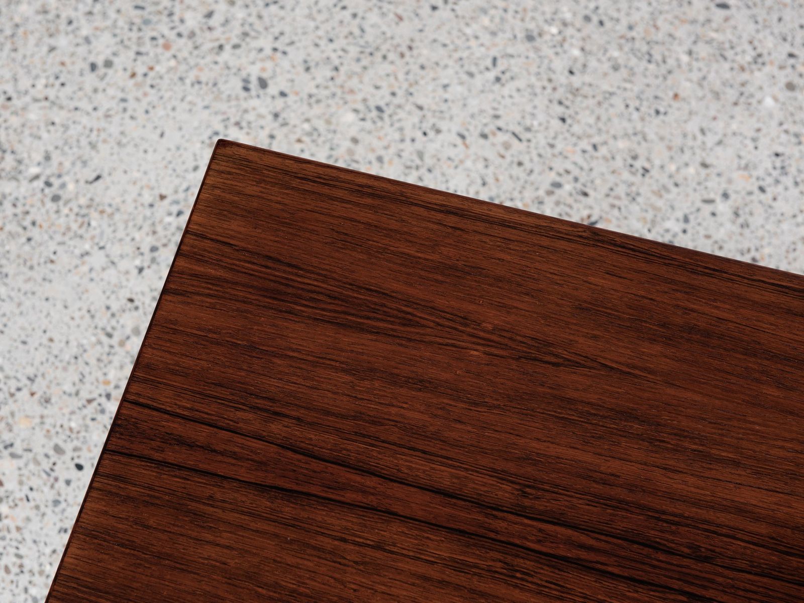Midcentury Danish Square Side Table In Rosewood By Severin Hansen For Haslev 1960s photo vinterior