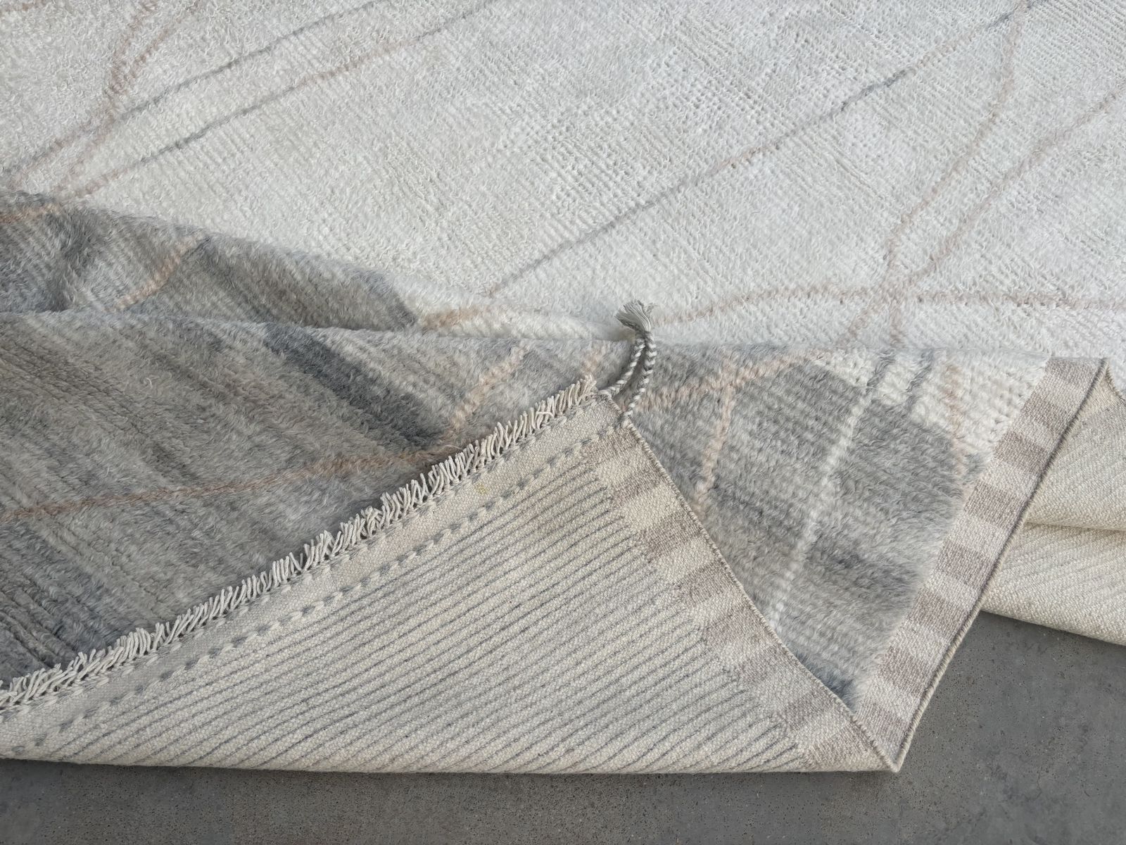 305x427 Cm Vintage Hand Knotted Moroccan Style Large Area Rug. 100% Natural Wool photo vinterior