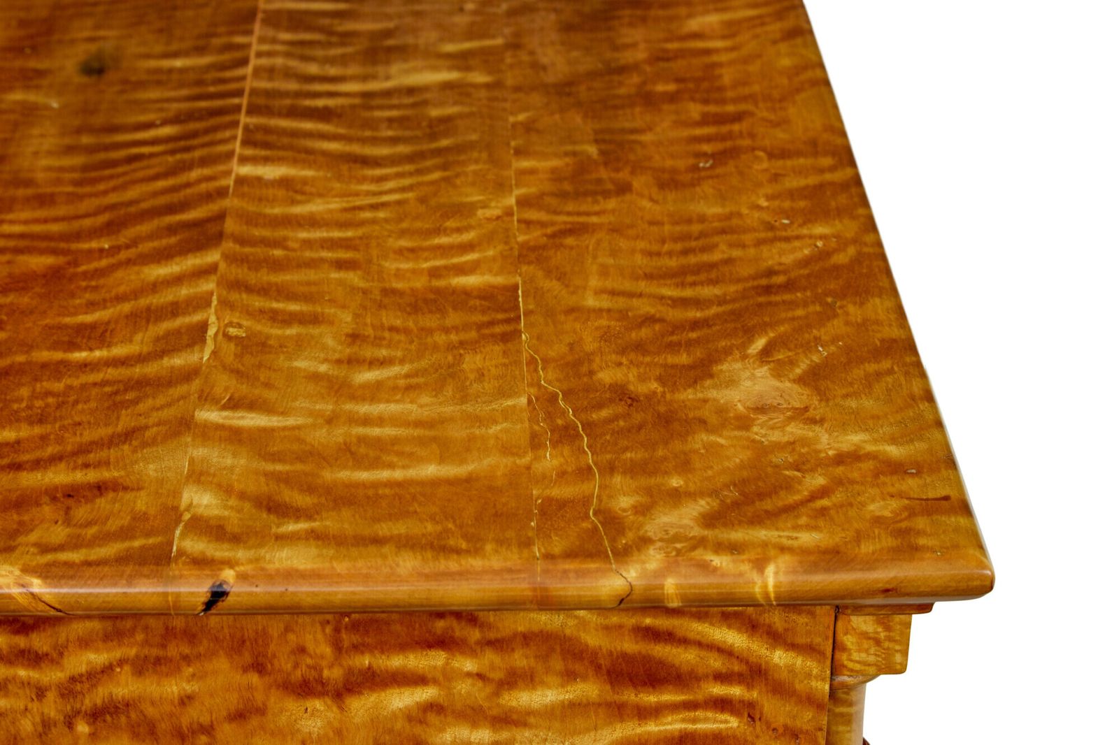 Swedish 19th Century Tiger Birch Chest Of Drawers photo buy