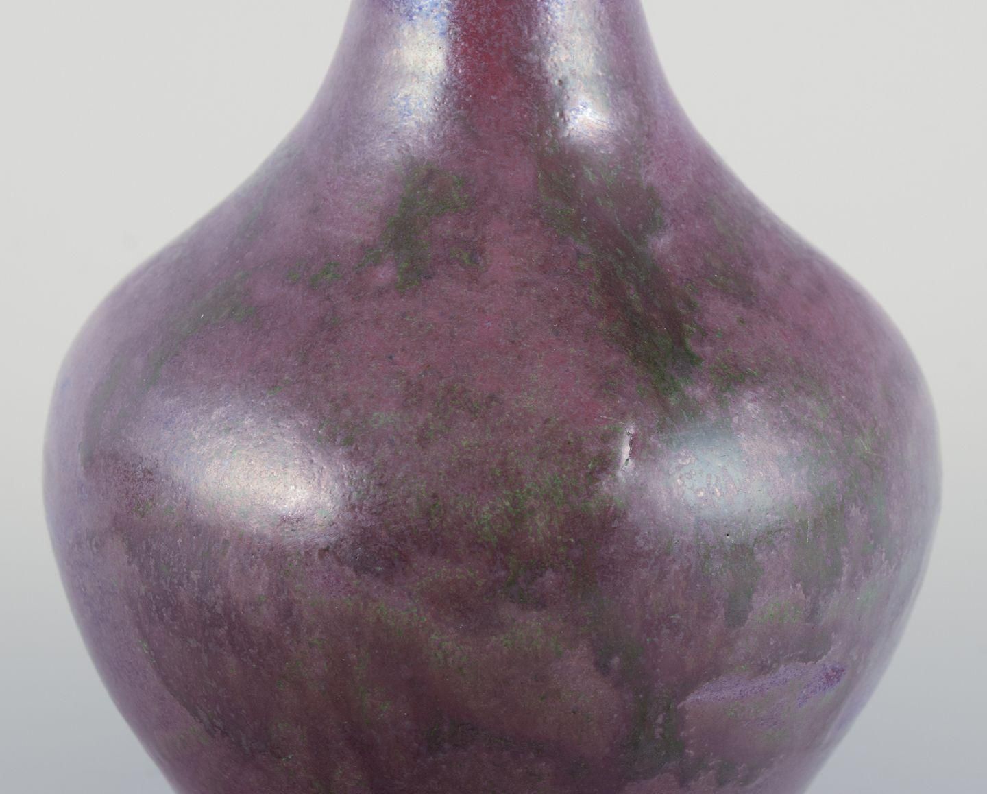 Søren Kongstrand, Danish Ceramicist. Vase In Lustre Glaze. Approx. 1920 photo Home Decor