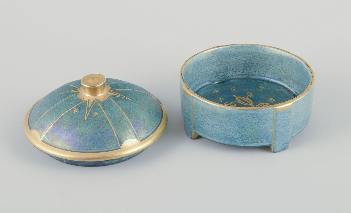 Josef Ekberg For Gustavsberg. Bonbonniere In Porcelain. 1940s photo for sale