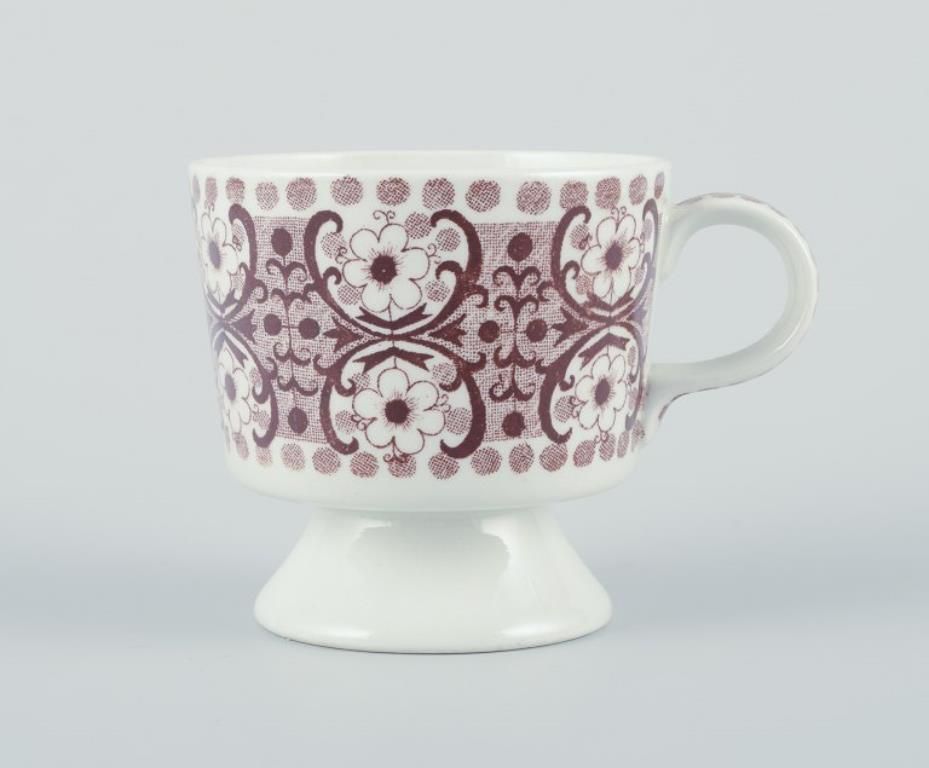 Raija Uosikkinen For Arabia, Finland. Set Of Four ‘Ali’ Coffee Cups And Saucers photo Home Decor