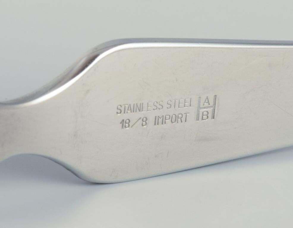 Kaj Franck For Hackman. Set Of Six "Scandia" Lobster Forks In Stainless Steel photo vinterior