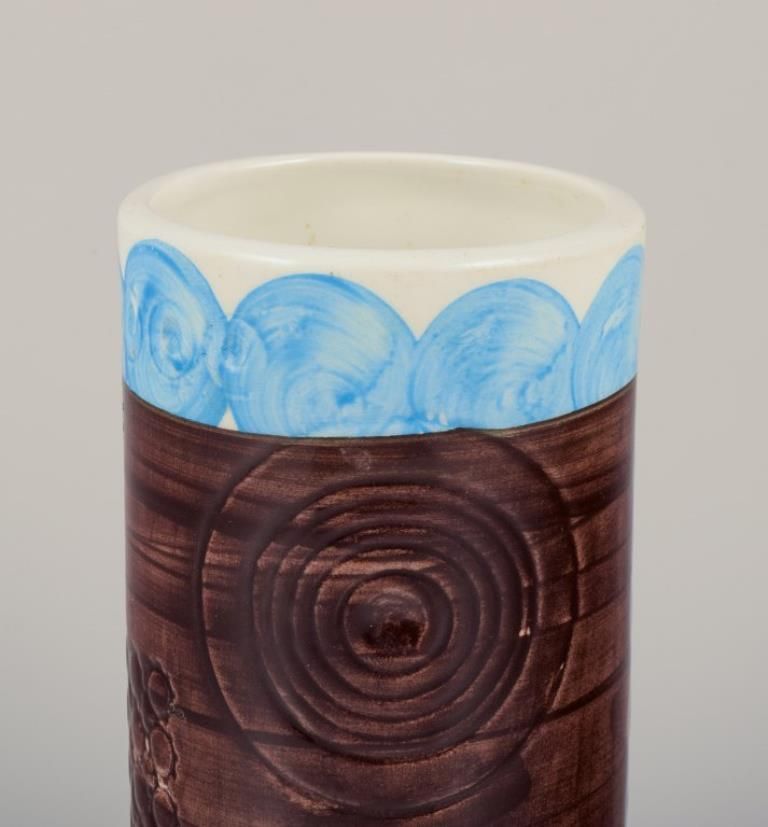 Olle Alberius For Rörstrand. "Sarek" Ceramic Vase In A Modernist Design photo 241.0