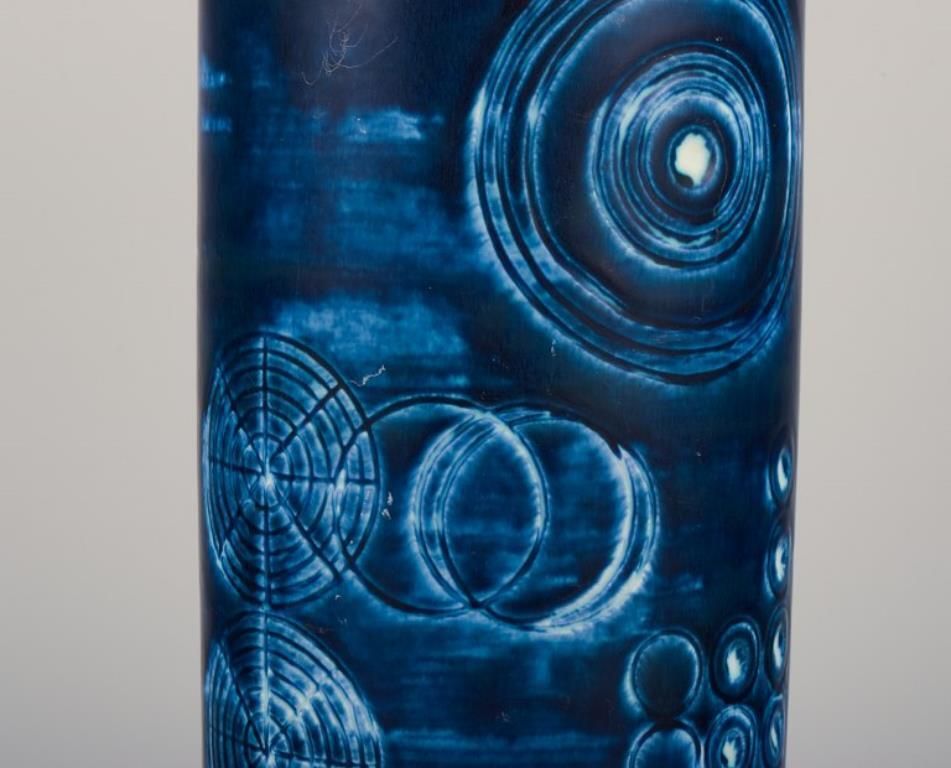 Olle Alberius For Rörstrand. Large "Sarek" Ceramic Vase In A Modernist Design. photo Home Decor