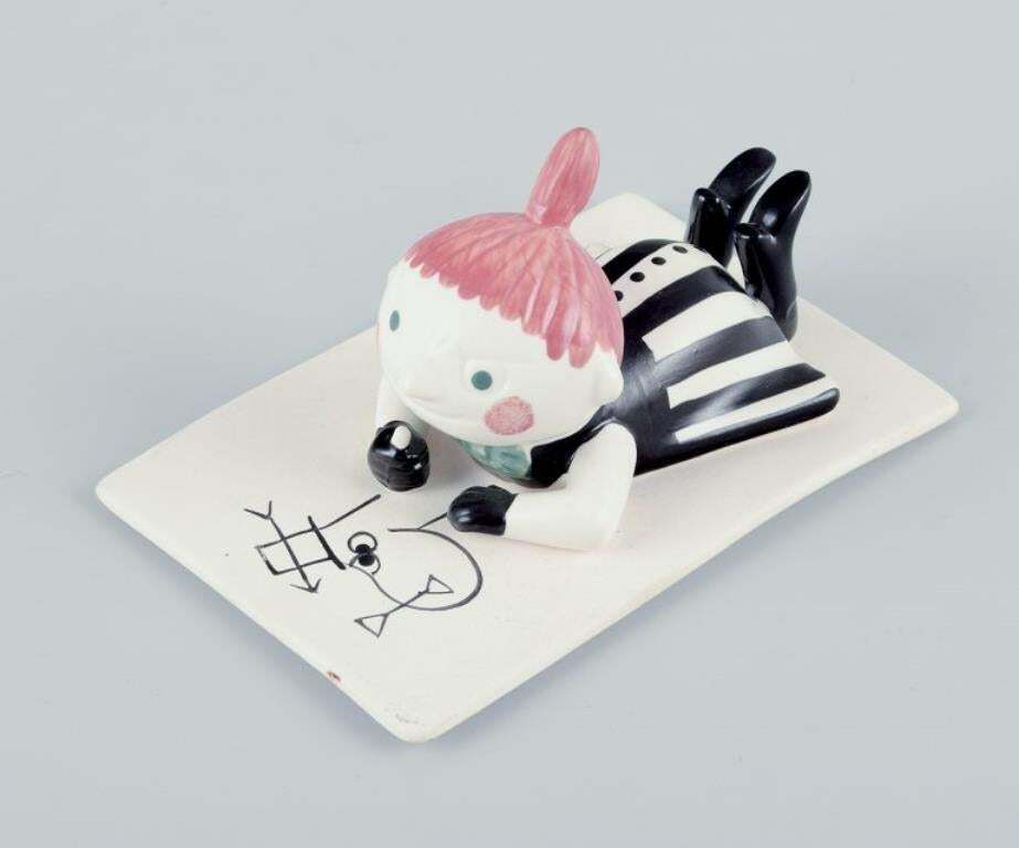 Arabia Finland. Figurine Of "Little My" From The Moomins In Hand Painted Ceramic photo for sale