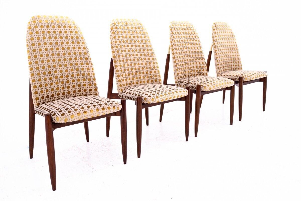 photo for sale Set Of Art Deco Chairs, Czechoslovakia, 1950s. After Renovation.