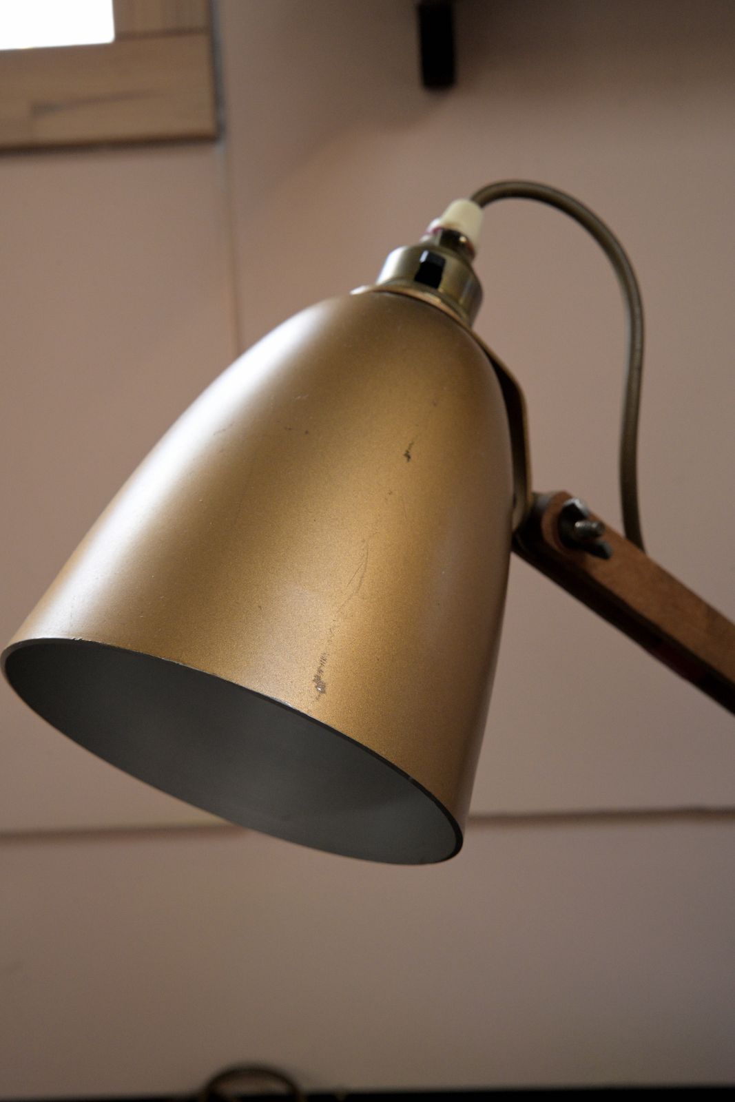 1960s/70s Terence Conran Habitat Mac Lamp. Pat Certified Metal And Wood