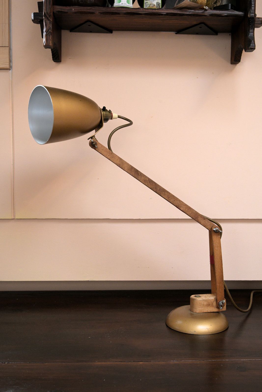 1960s/70s Terence Conran Habitat Mac Lamp. Pat Certified Metal And Wood photo furniture