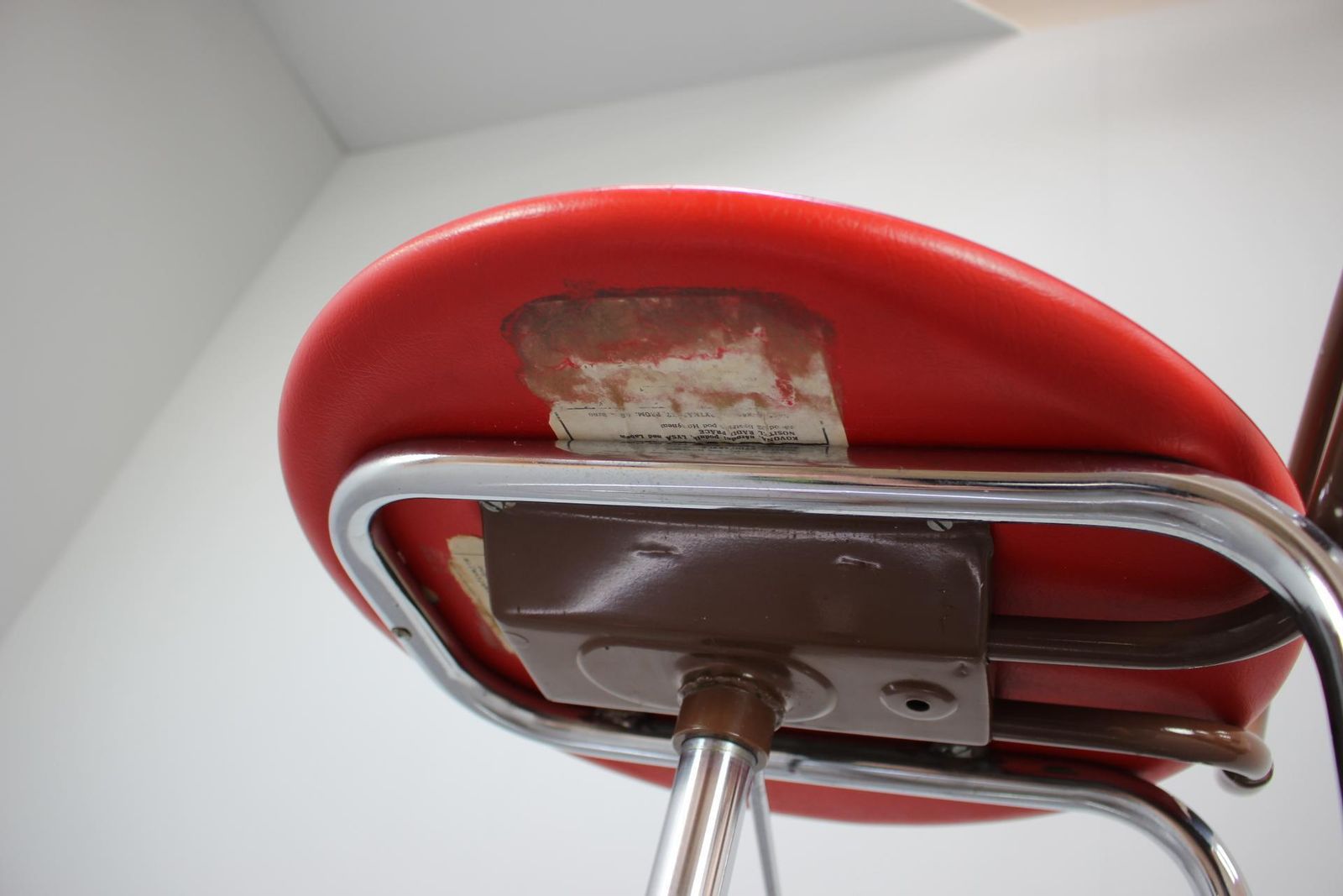 Furniture Mid Century Adjustable Industrial Workshop Chair By Kovona, 1980s, Czsk photo