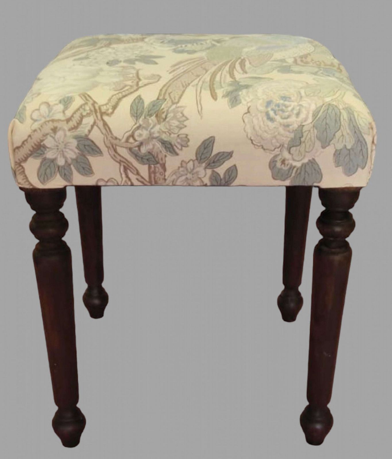 An Upholstered Beechwood Piano/Dressing Table Stool photo Furniture