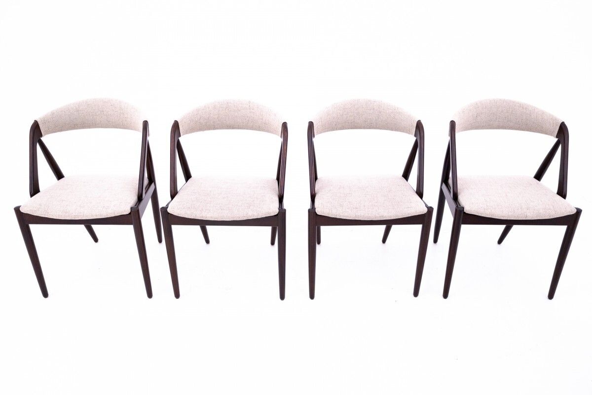 A Set Of Chairs Designed By Kai Kristiansen From The 1960s, Denmark, Model 31. After Renovation. photo furniture
