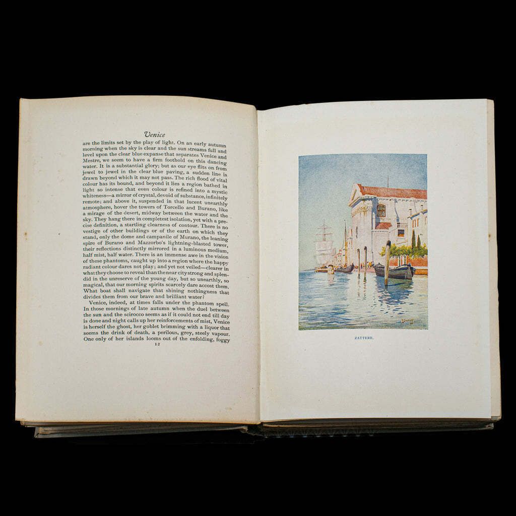 Antique Venice Art Book, Illustrated, Travel, Edwardian, Reginald Barratt, 1907 photo 301.0