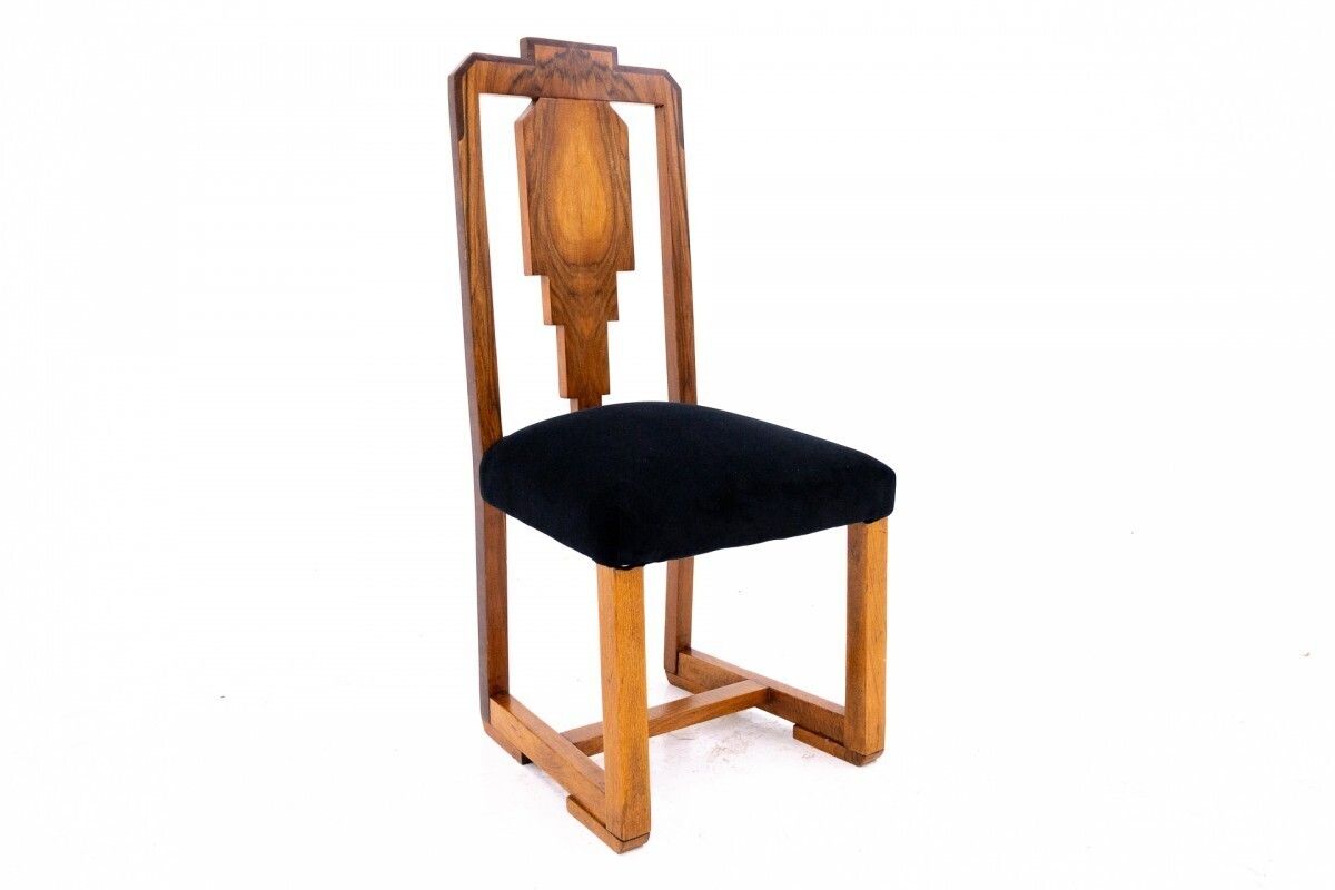 960.0 Dressing Table With Chair In Art Deco Style, Poland, Mid 20th Century photo
