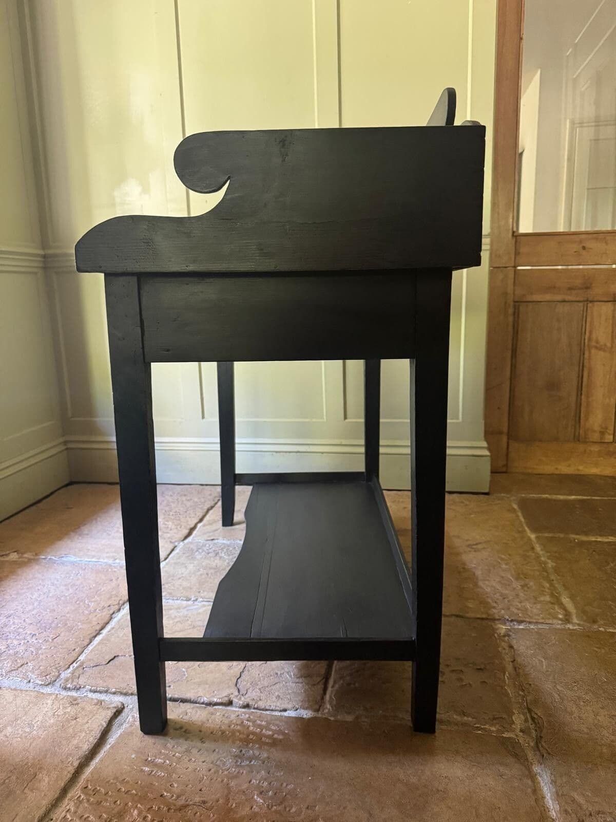 Antique Rustic Pine Washstand Vanity Unit Side Console Table photo buy