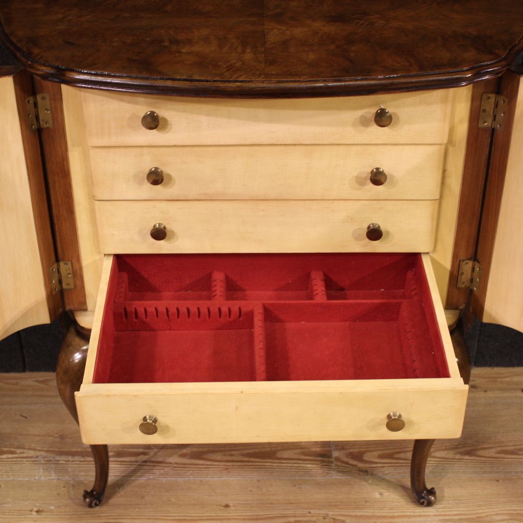 Small 20th Century Half Moon Sideboard photo vintage