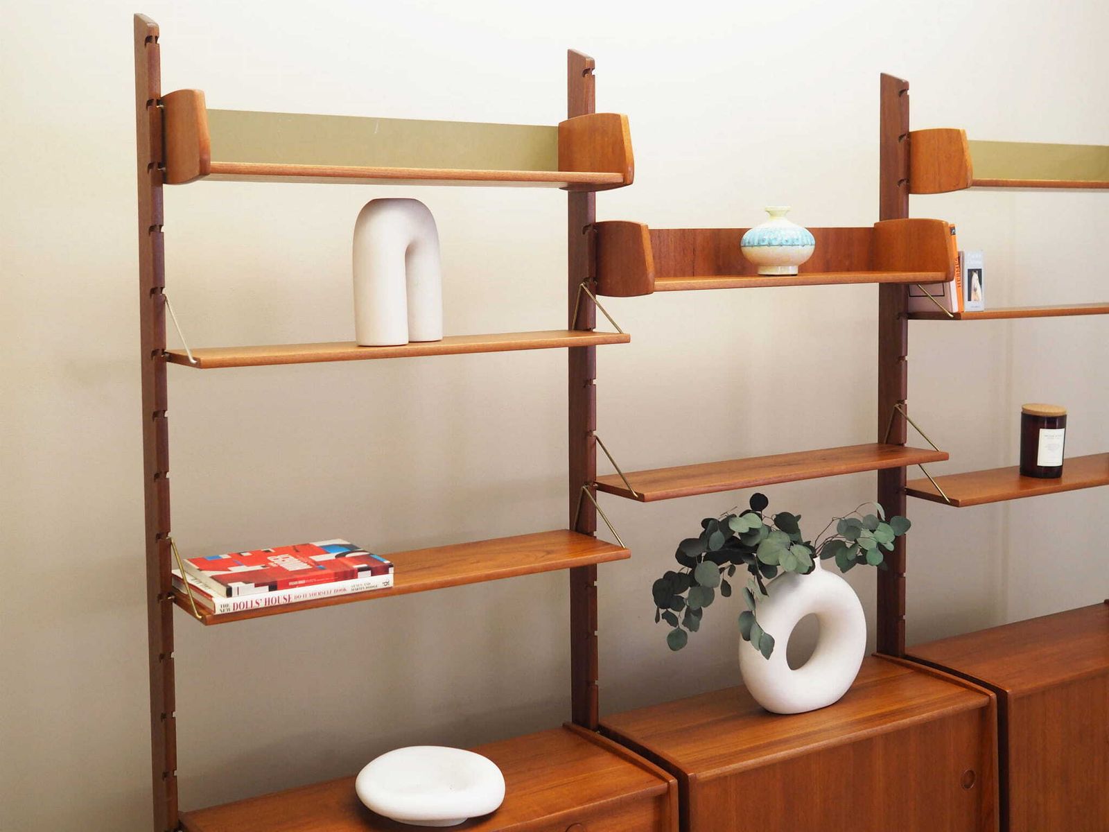 Teak System Bookcase, Norwegian Design, 1960s, Production: Blindheim Mobelfabrikk, Designer: John Texmon & Einar Blindheim photo Furniture