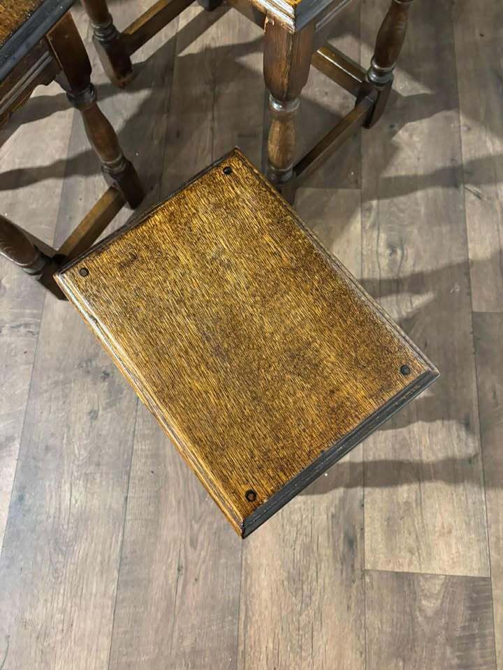 Dark Oak Nest Of Tables photo furniture
