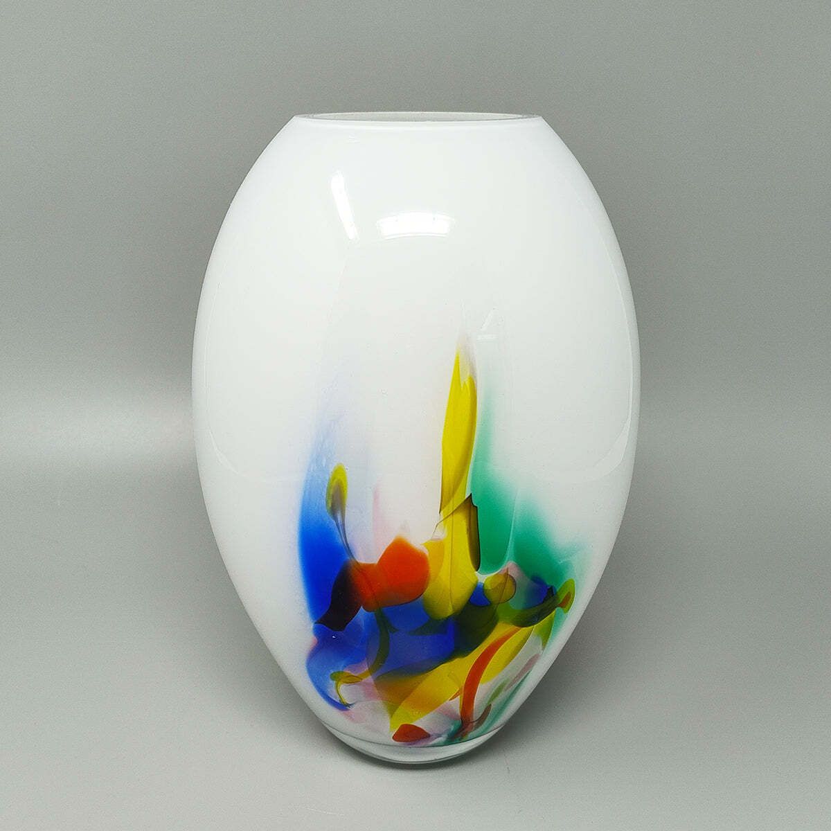 1970s Gorgeous Vase Handcrafted In Murano Glass. Made In Italy photo for sale