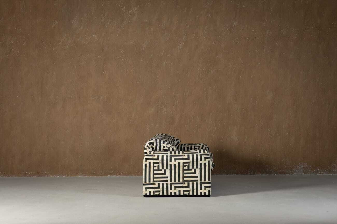 Sale ! Vintage Maralunga Two Seater Sofa By Vico Magistretti For Cassina (1970) In Myth Velvet photo vintage