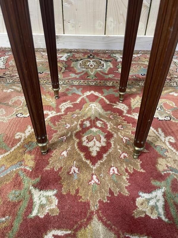 Paire De Tables De Chevets Louis XVI Pieds Toupies photo vinterior