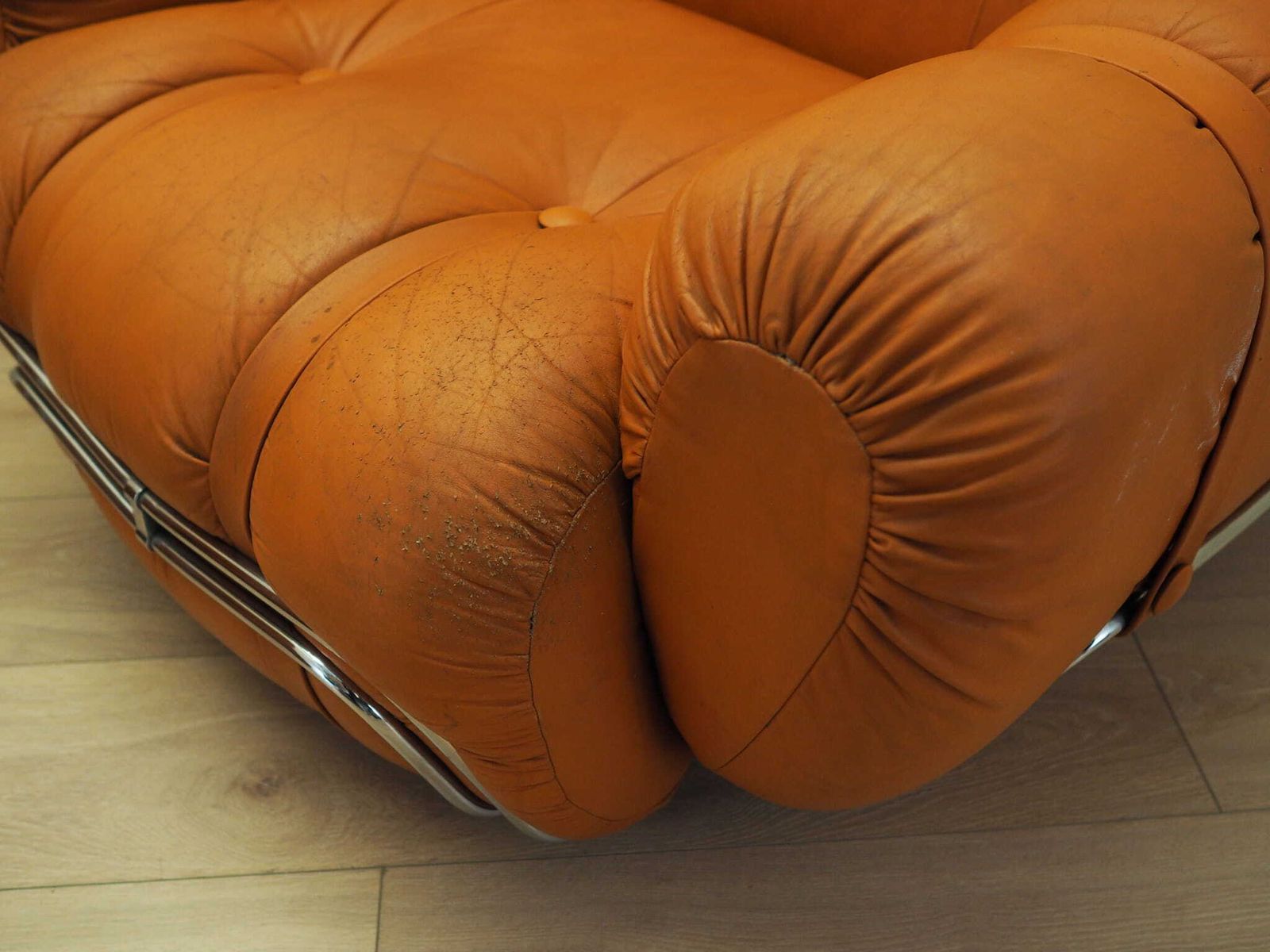 3939.0 Set Of Orange Armchairs, Space Age Design, 1960s, Production: Italy photo