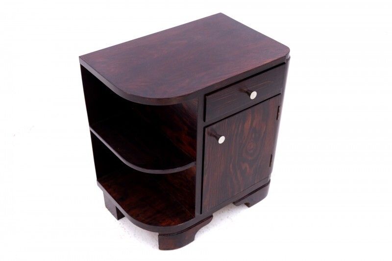 Pair Of Art Deco Bedside Tables, Poland, 1950s. After Renovation. photo buy