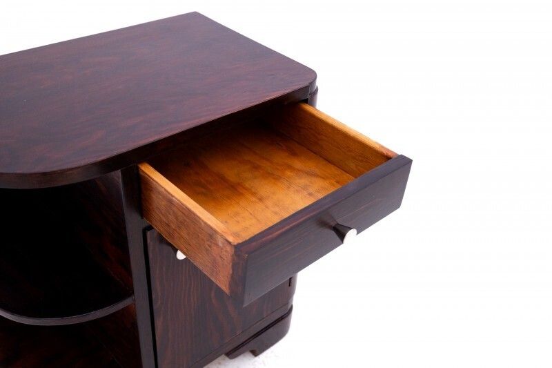 photo furniture Pair Of Art Deco Bedside Tables, Poland, 1950s. After Renovation.