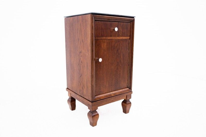 Pair Of Bedside Tables From The Early 20th Century, Poland. After Renovation. photo vintage