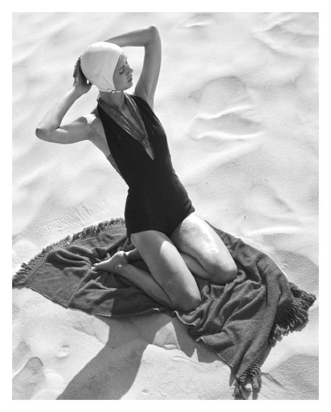 Toni Frissell 'Girl On The Beach' Unframed Archival Pigment Print photo furniture