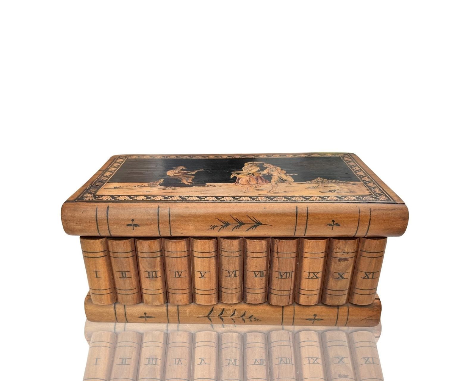 Cigars Humidor | Italian Sorrento Inlay | Secret Hiding Place | 1pcs