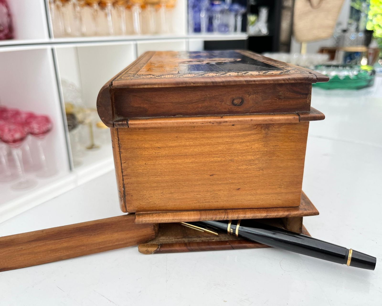 Cigars Humidor | Italian Sorrento Inlay | Secret Hiding Place | 1pcs photo buy