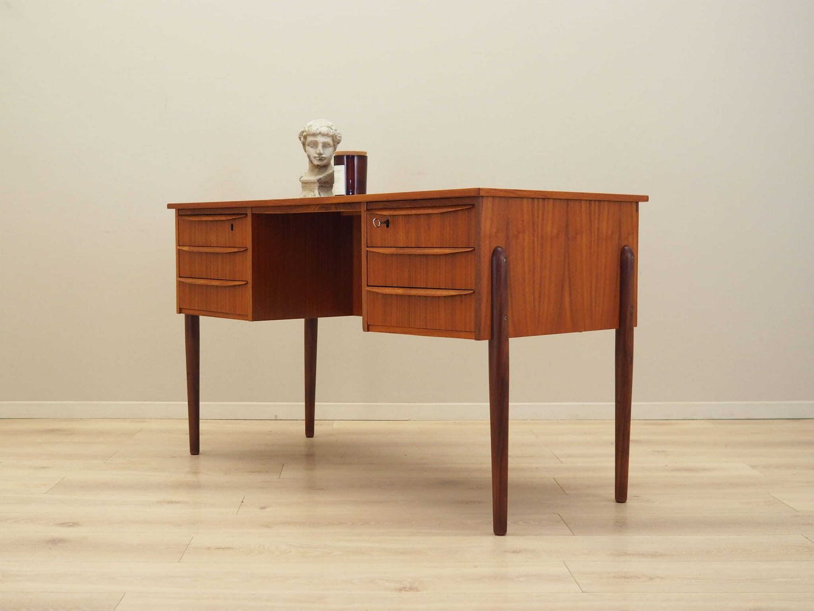 Teak Desk, Danish Design, 1960s, Production: Denmark photo for sale