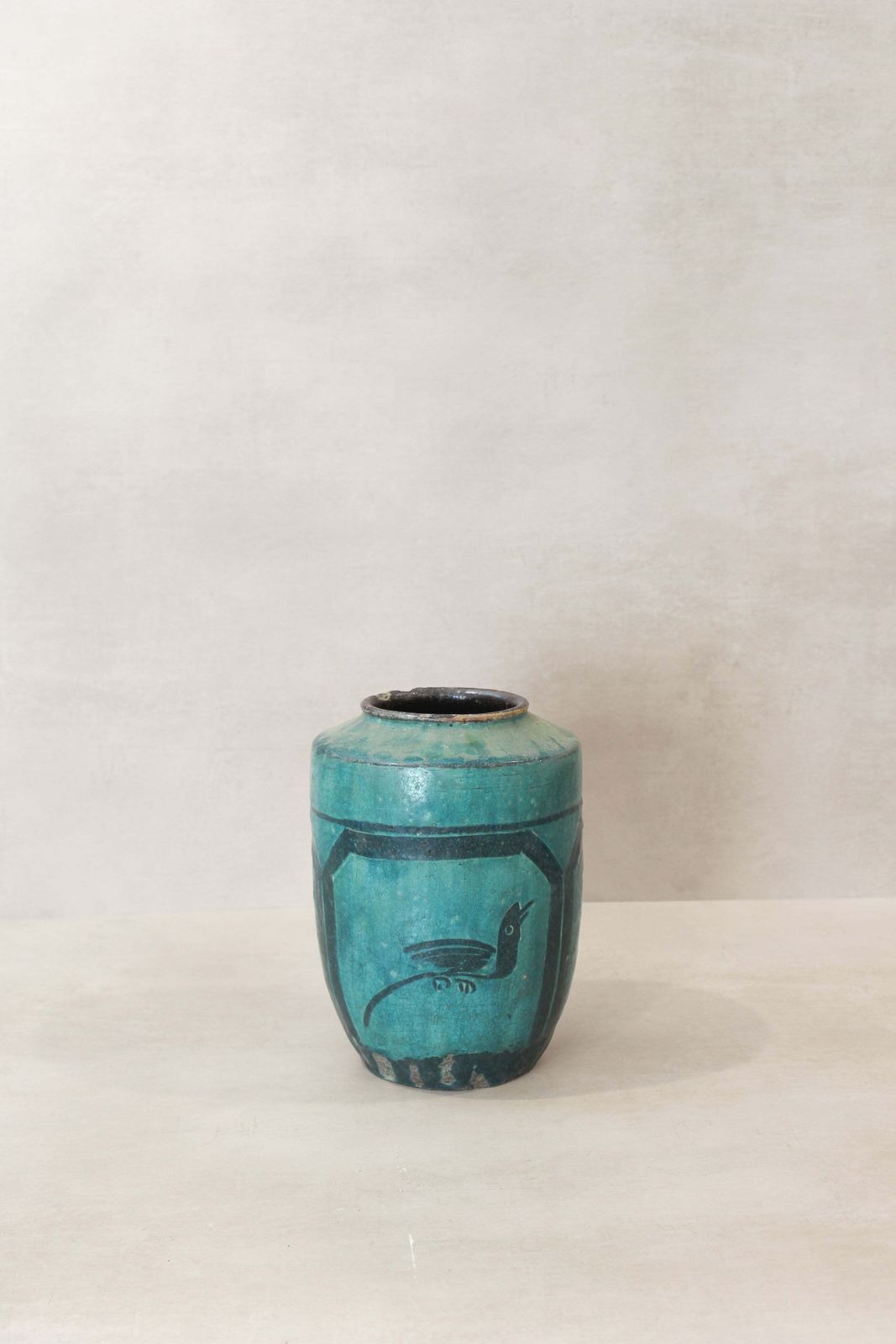 Vintage Emerald Green Pot   No 9 photo for sale