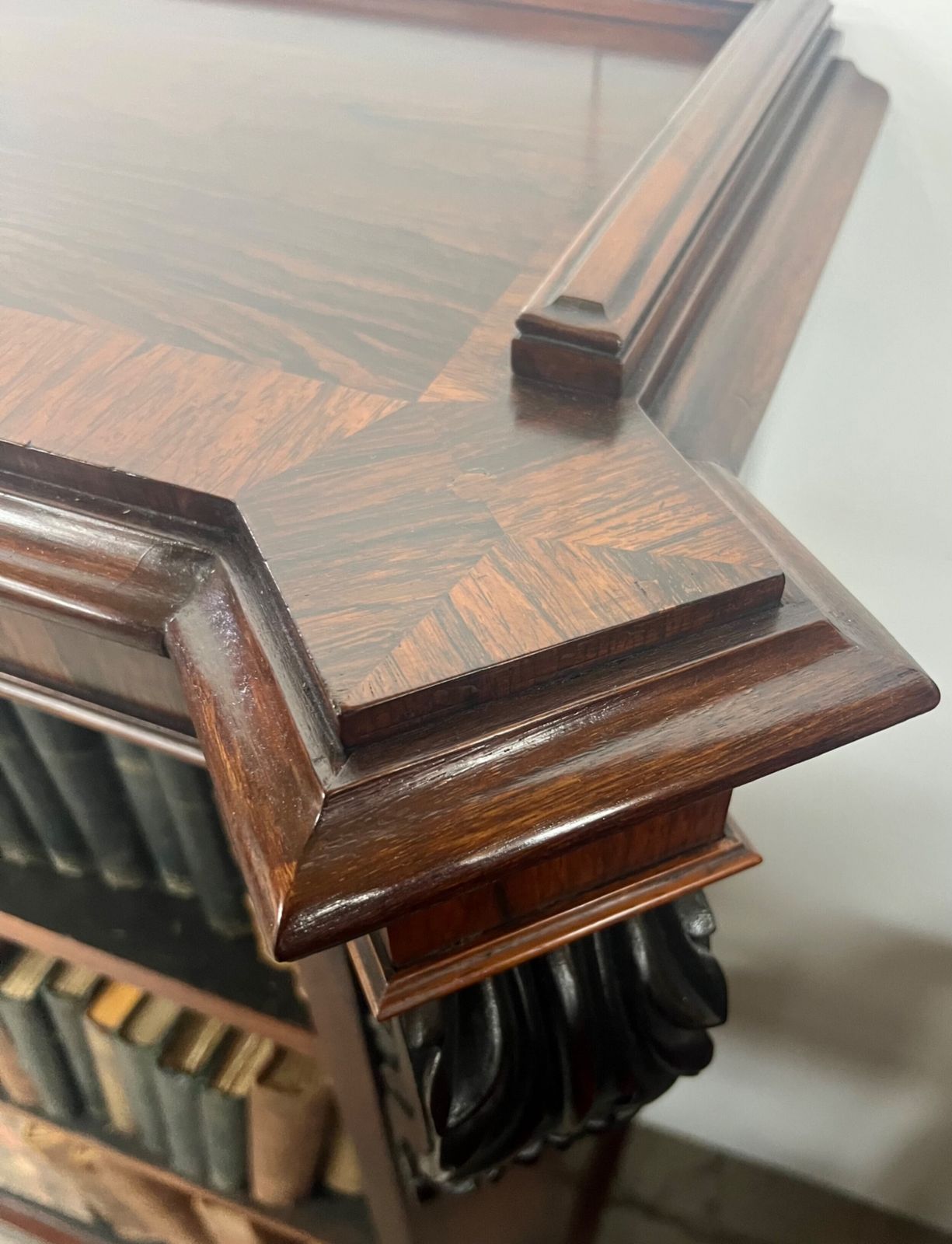 photo buy Top Quality Antique Rosewood Open Bookcase