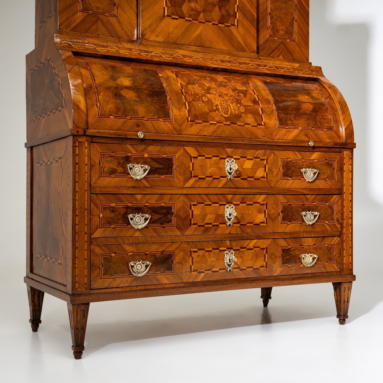 Louis XVI Rolltop Bureau, Late 18th Century photo for sale