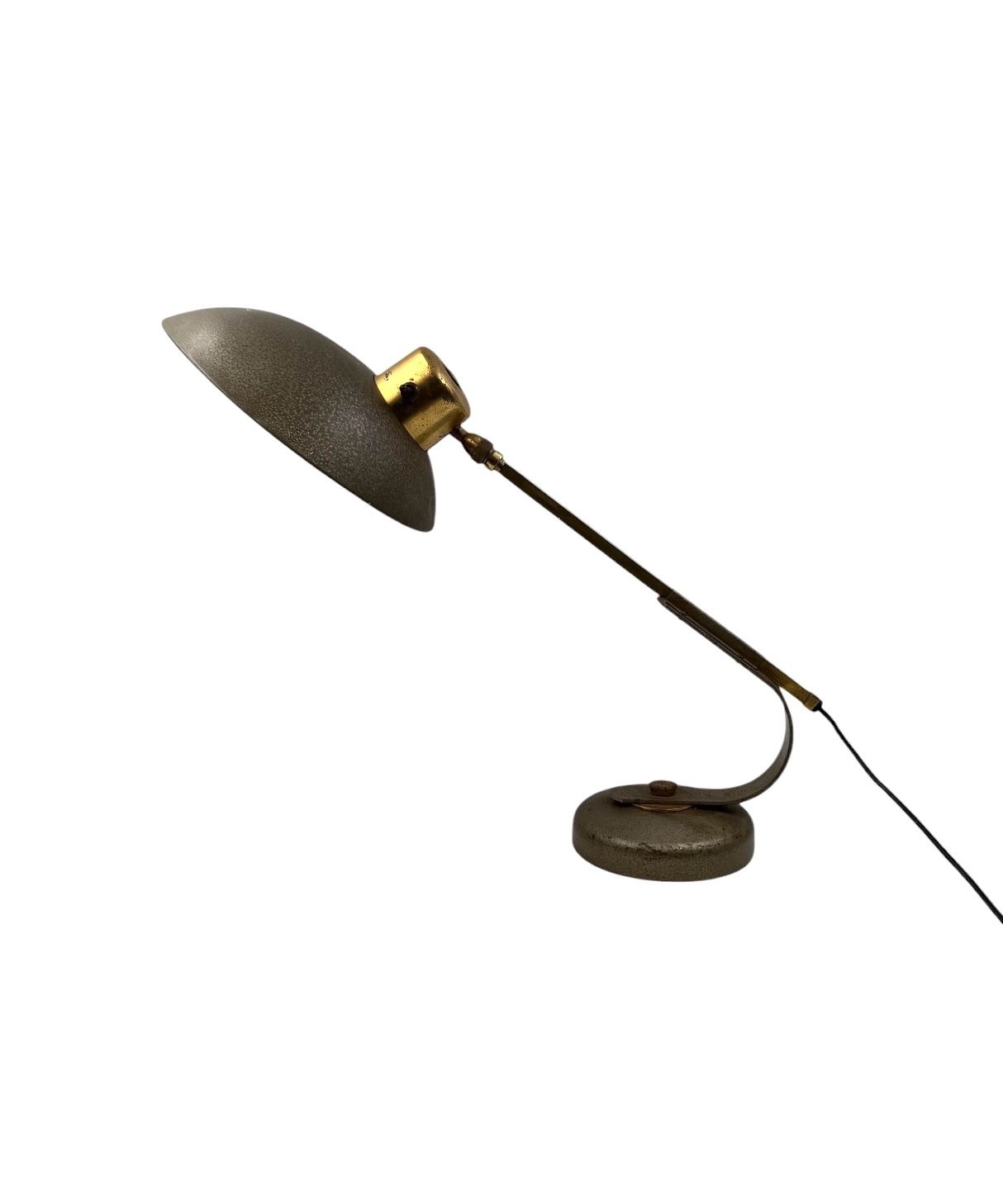 Mid Century Modern Desk Lamp, Ferdinand Solère France 1950s photo for sale